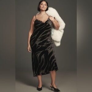 By Anthropologie Cowl-Neck Slip Dress Size 3x NWT Brand New